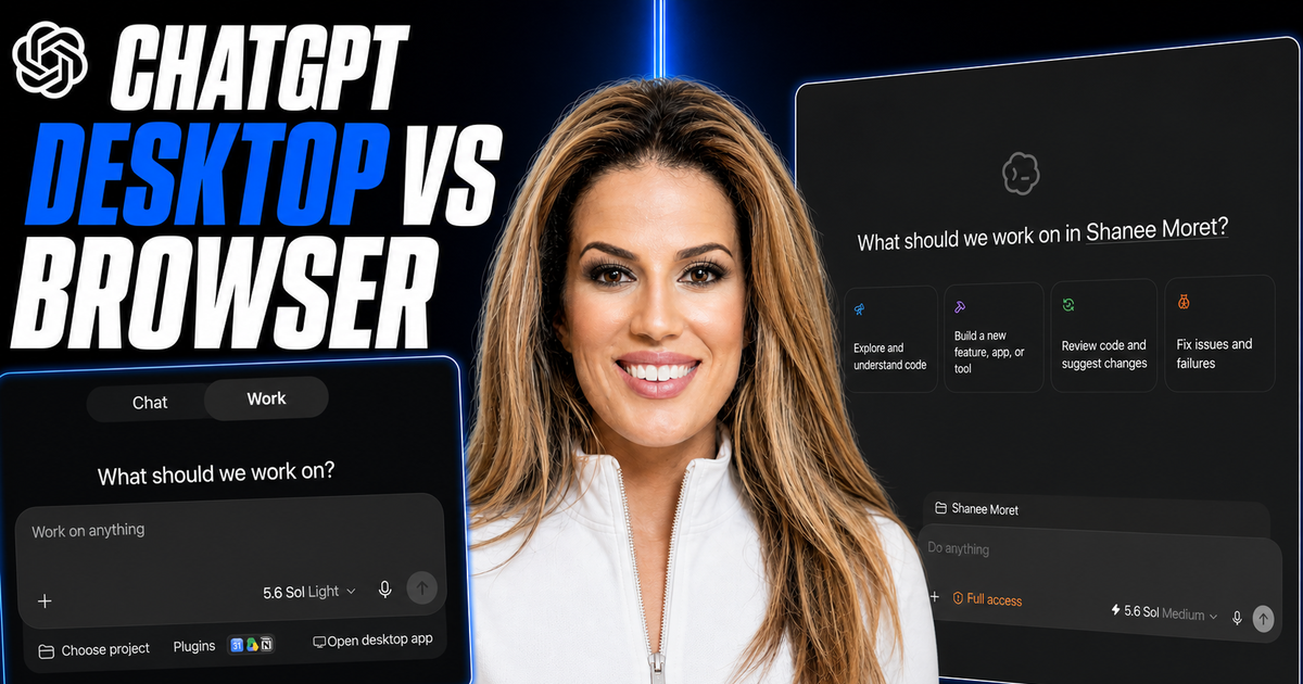 ChatGPT Desktop App vs. Browser vs. ChatGPT Work on the Web: Which One Do You Need?