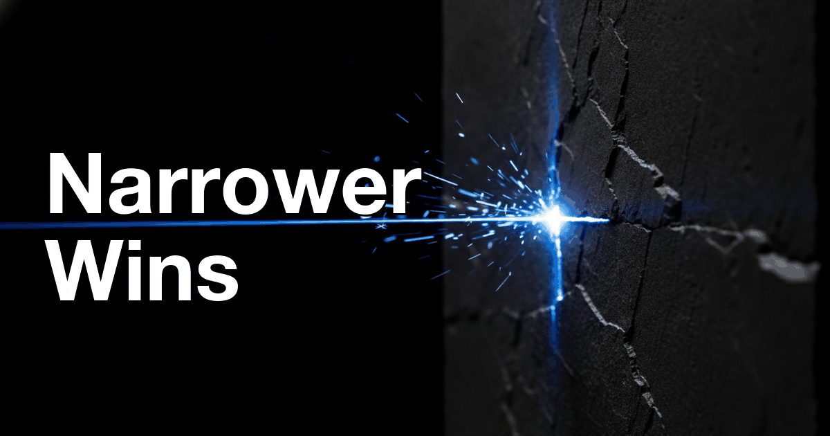 How to Own One LinkedIn Category (And Why Narrower Always Wins)