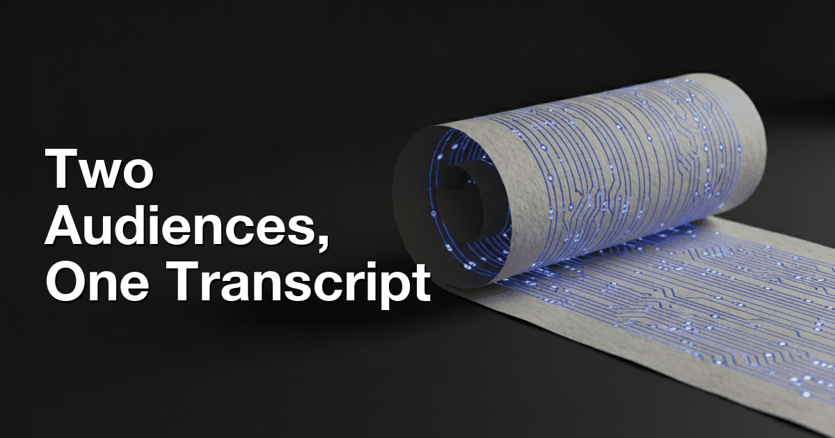 Your LinkedIn Live Transcript Has Two Audiences: Buyers and AI Agents
