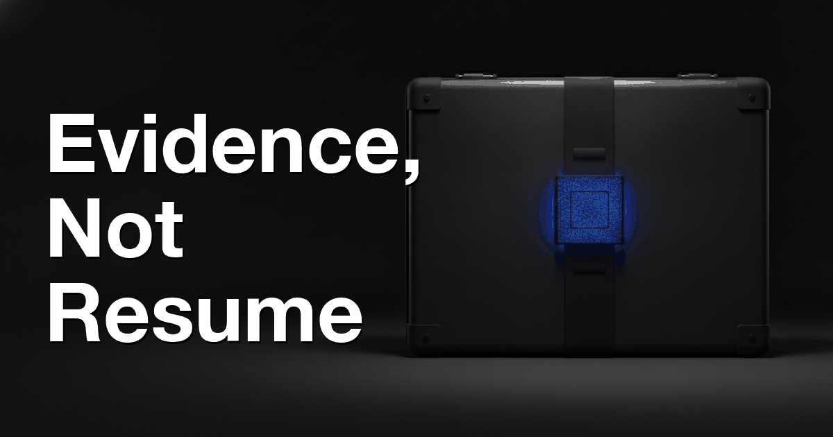 Your LinkedIn Profile Is an Evidence File — Not a Resume (And AI Agents Are the Auditors)