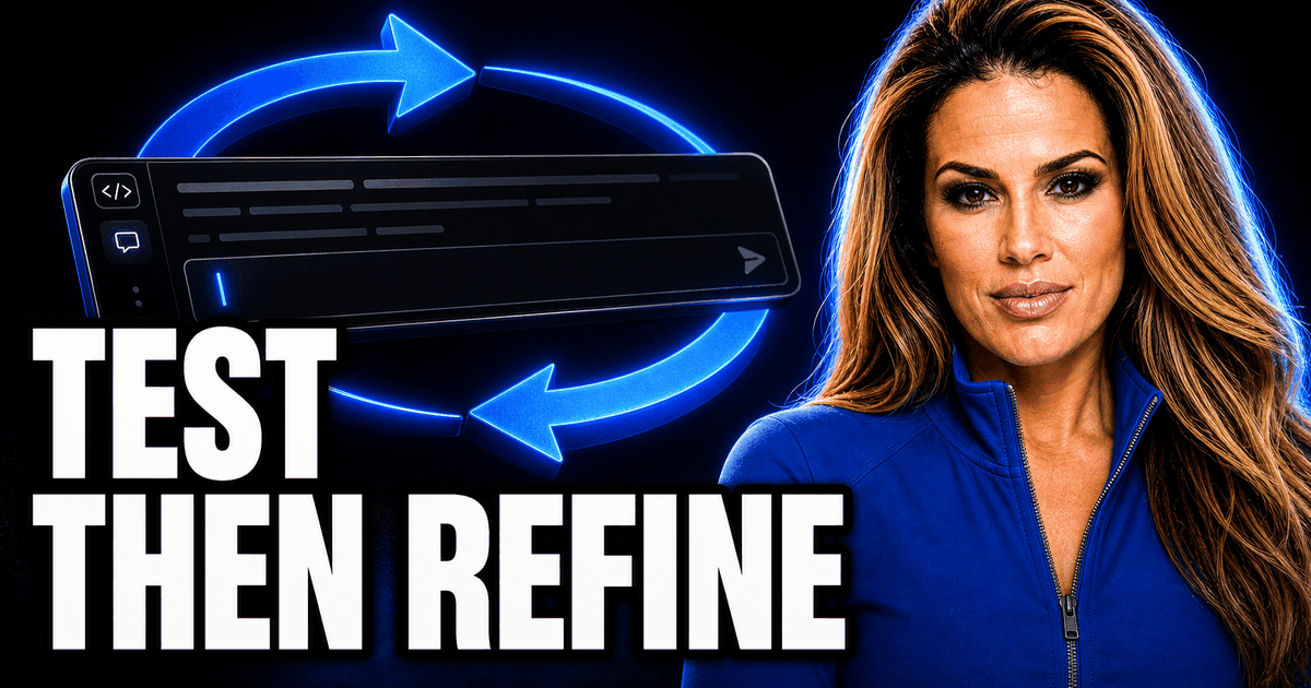 The Test, Refine Method: How a Prompt Becomes an Agent You Can Trust