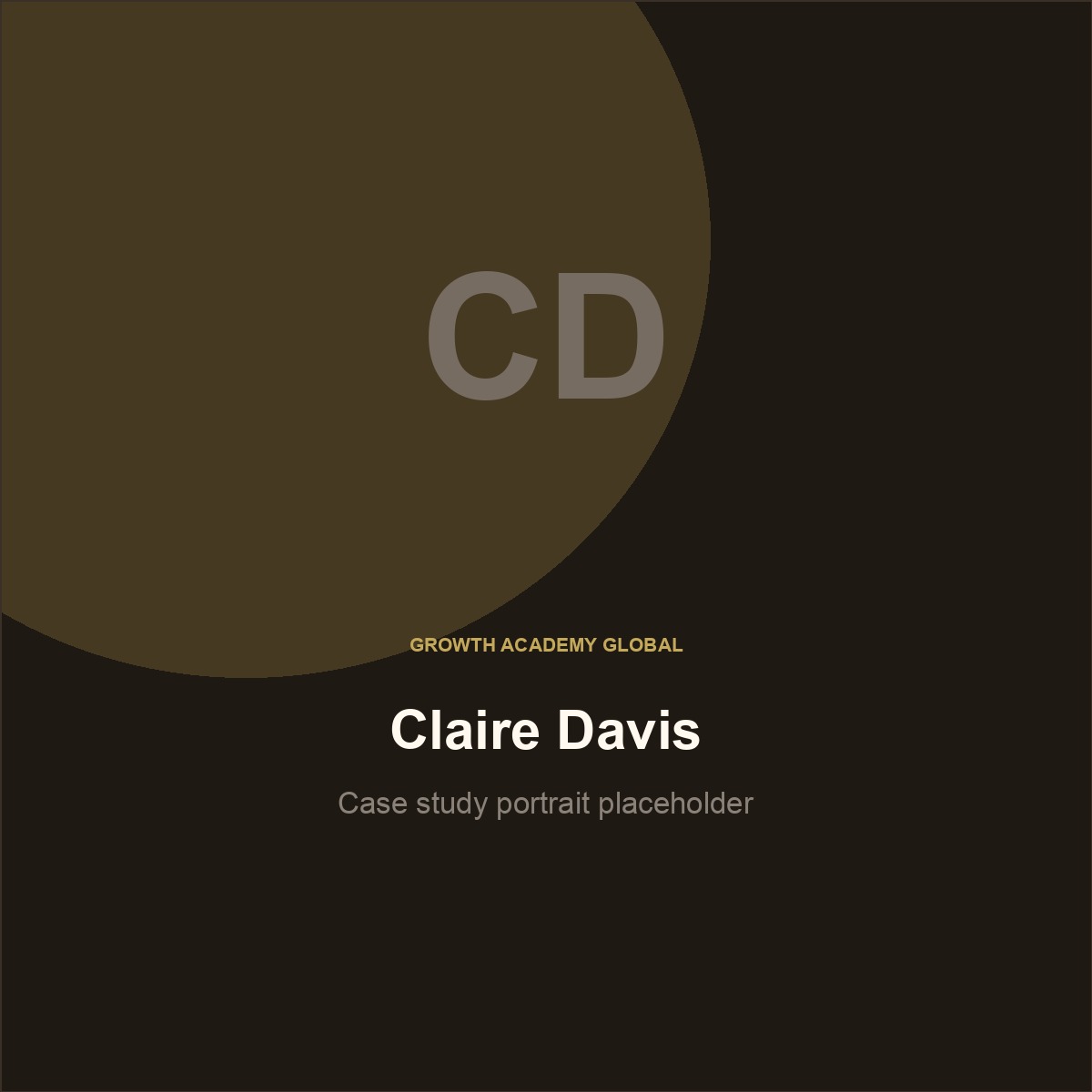 Claire Davis portrait