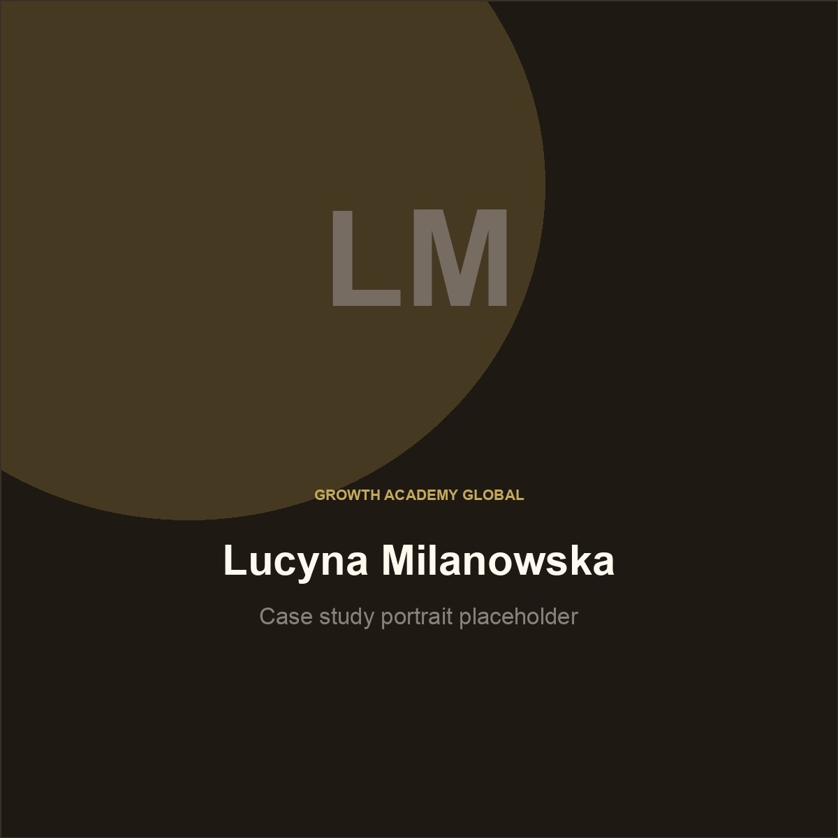 Lucyna Milanowska portrait